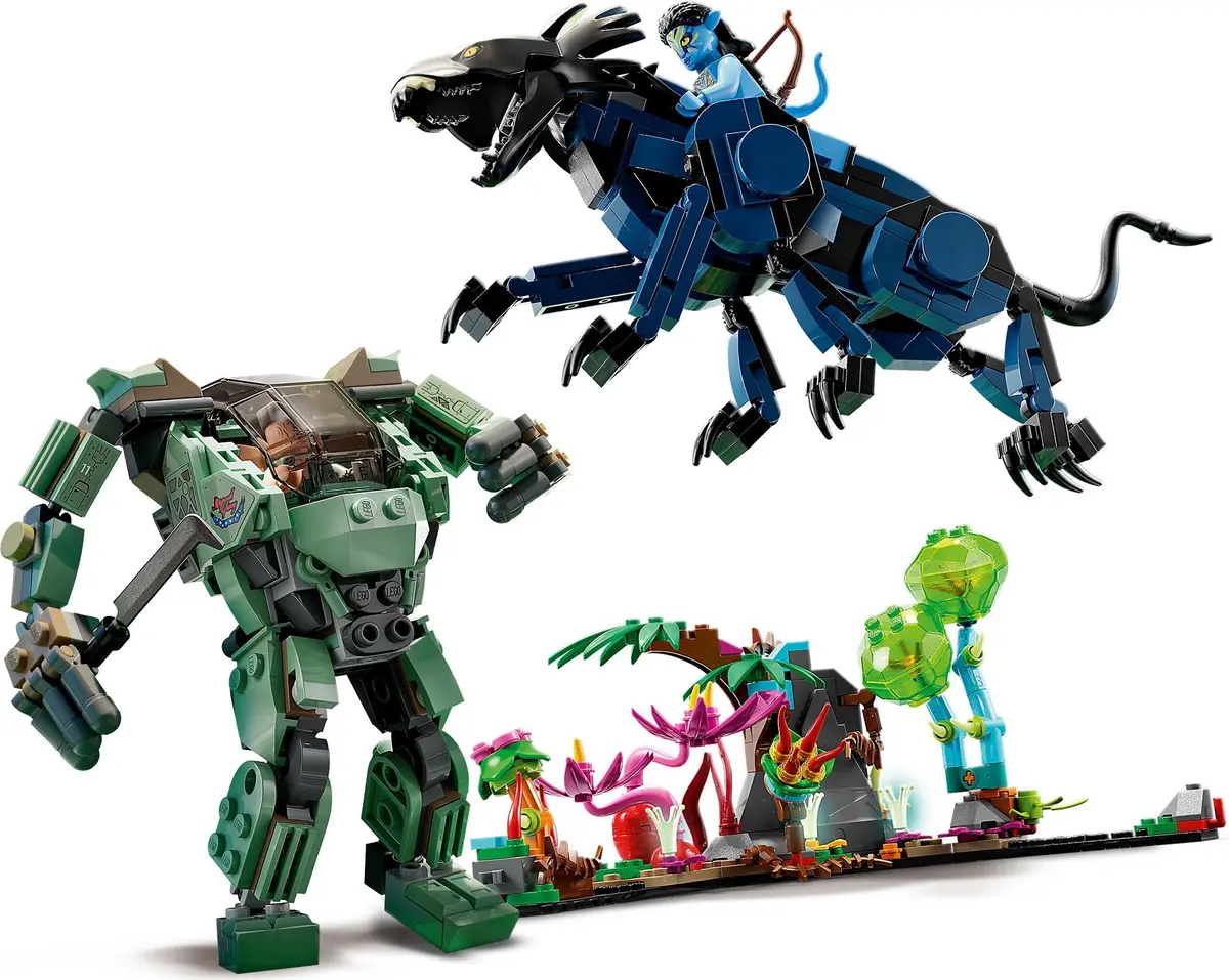 LEGO Avatar 75571 Neytiri & Thanator vs. AMP Suit Quaritch set, image 6