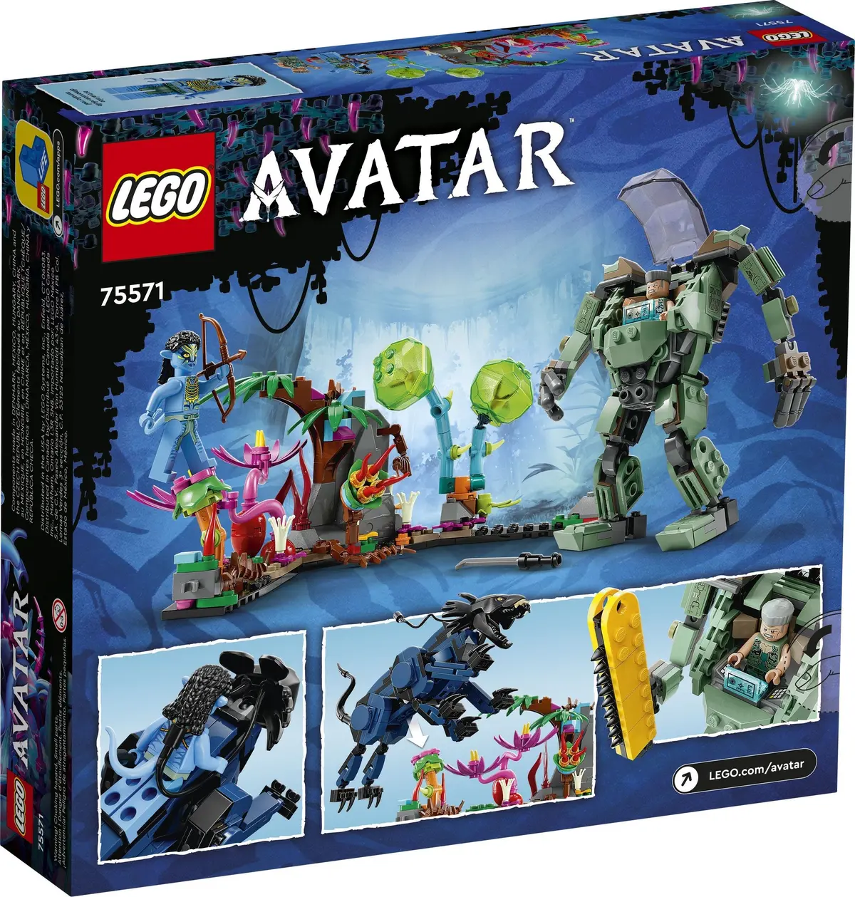 LEGO Avatar 75571 Neytiri & Thanator vs. AMP Suit Quaritch set, image 11