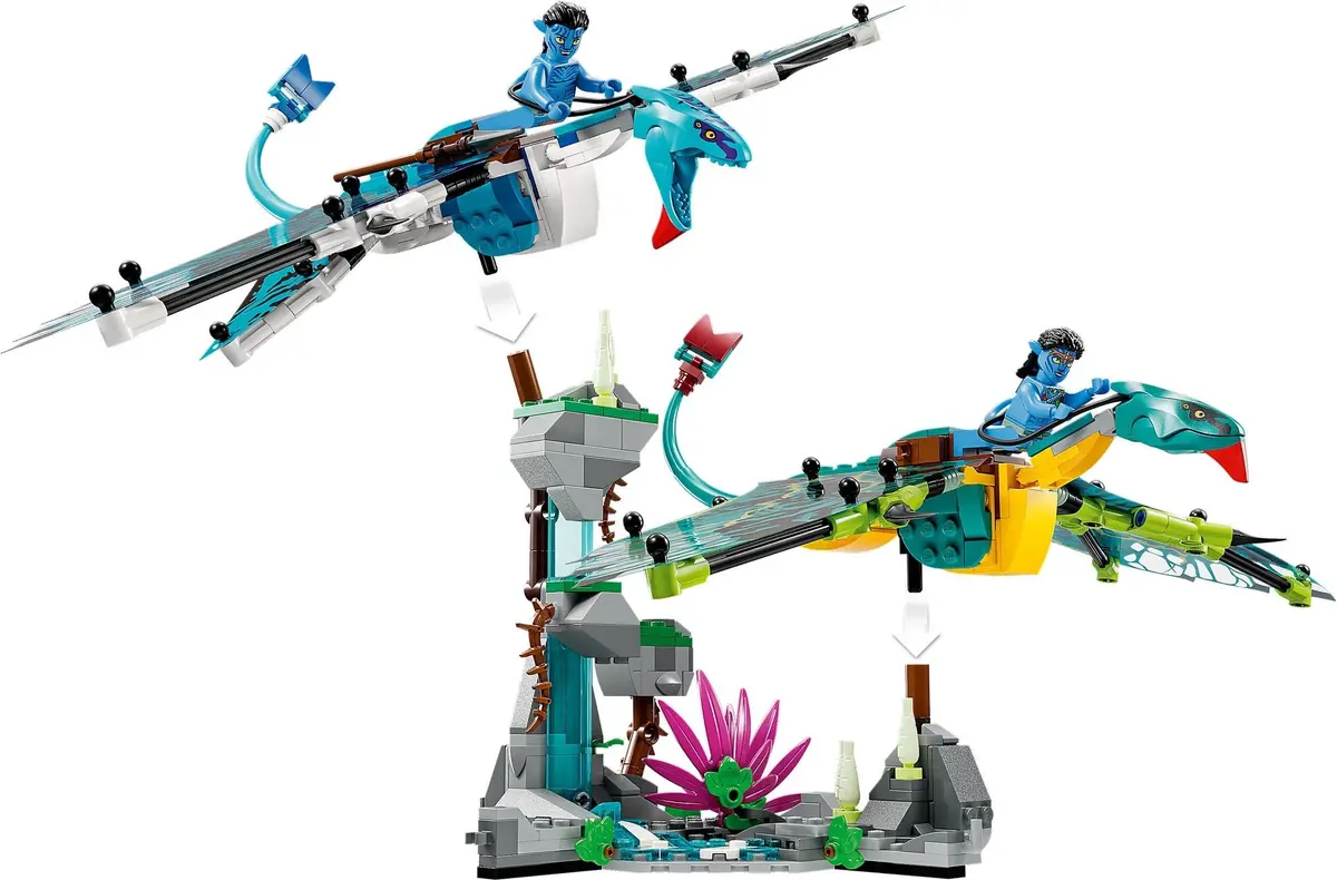 LEGO Avatar 75572 Jake & Neytiri's First Banshee Flight set, image 8