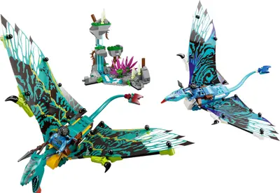 LEGO Avatar 75572 Jake & Neytiri's First Banshee Flight set