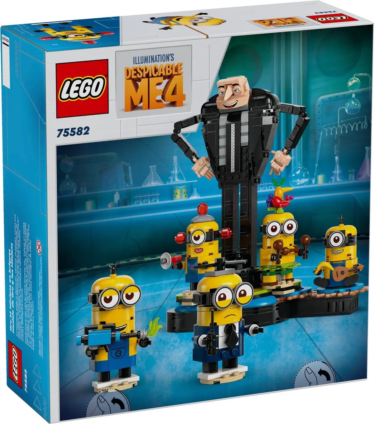 LEGO Despicable Me 75582 Brick-Built Gru and Minions set, image 3