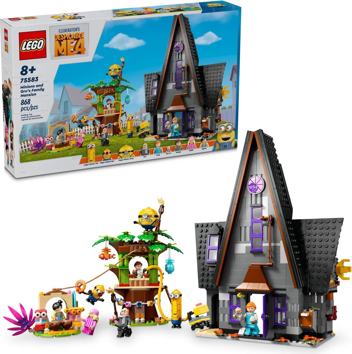 LEGO Despicable Me 75583 Minions and Gru's Family Mansion set, image 7
