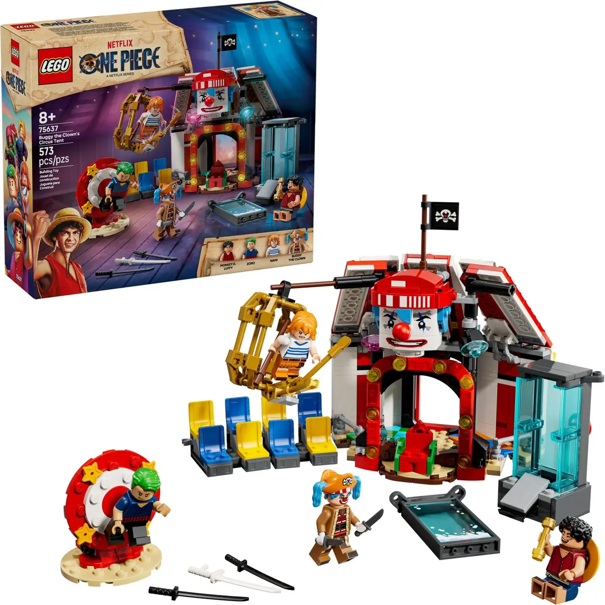 LEGO One Piece 75637 Buggy the Clown's Circus Tent set, image 3