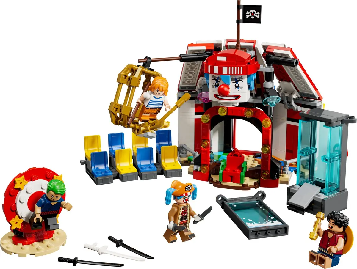 LEGO One Piece 75637 Buggy the Clown's Circus Tent set