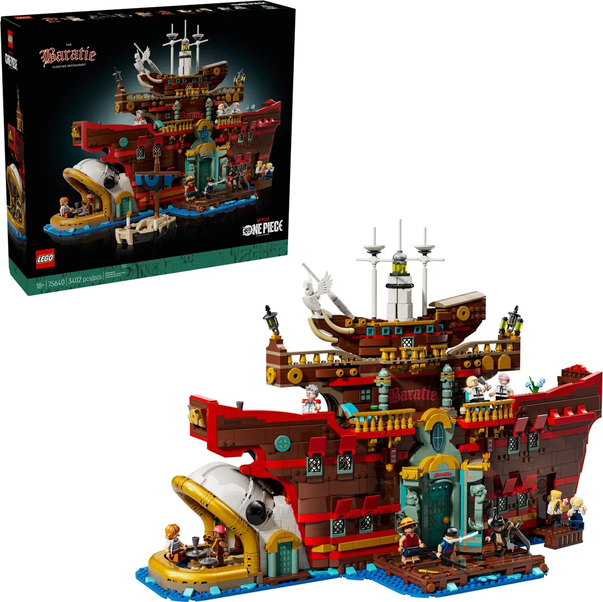 LEGO One Piece 75640 The Baratie Floating Restaurant set, image 3