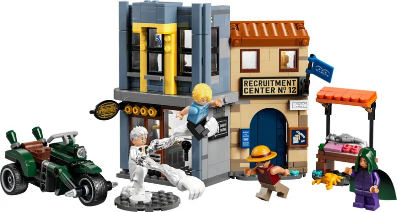 LEGO One Piece 75642 Showdown with Captain Smoker set