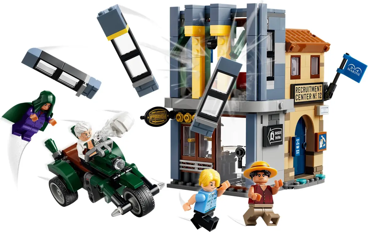 LEGO One Piece 75642 Showdown with Captain Smoker set, image 7