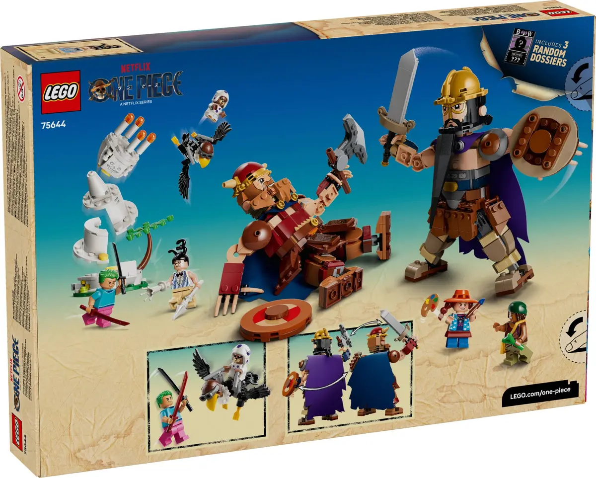 LEGO One Piece 75644 Dorry vs. Brogy - Giants of Little Garden set, image 3