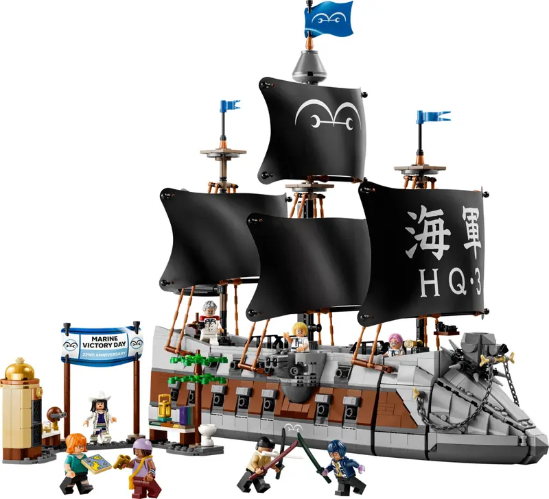 LEGO One Piece 75646 Garp's Marine Battleship set