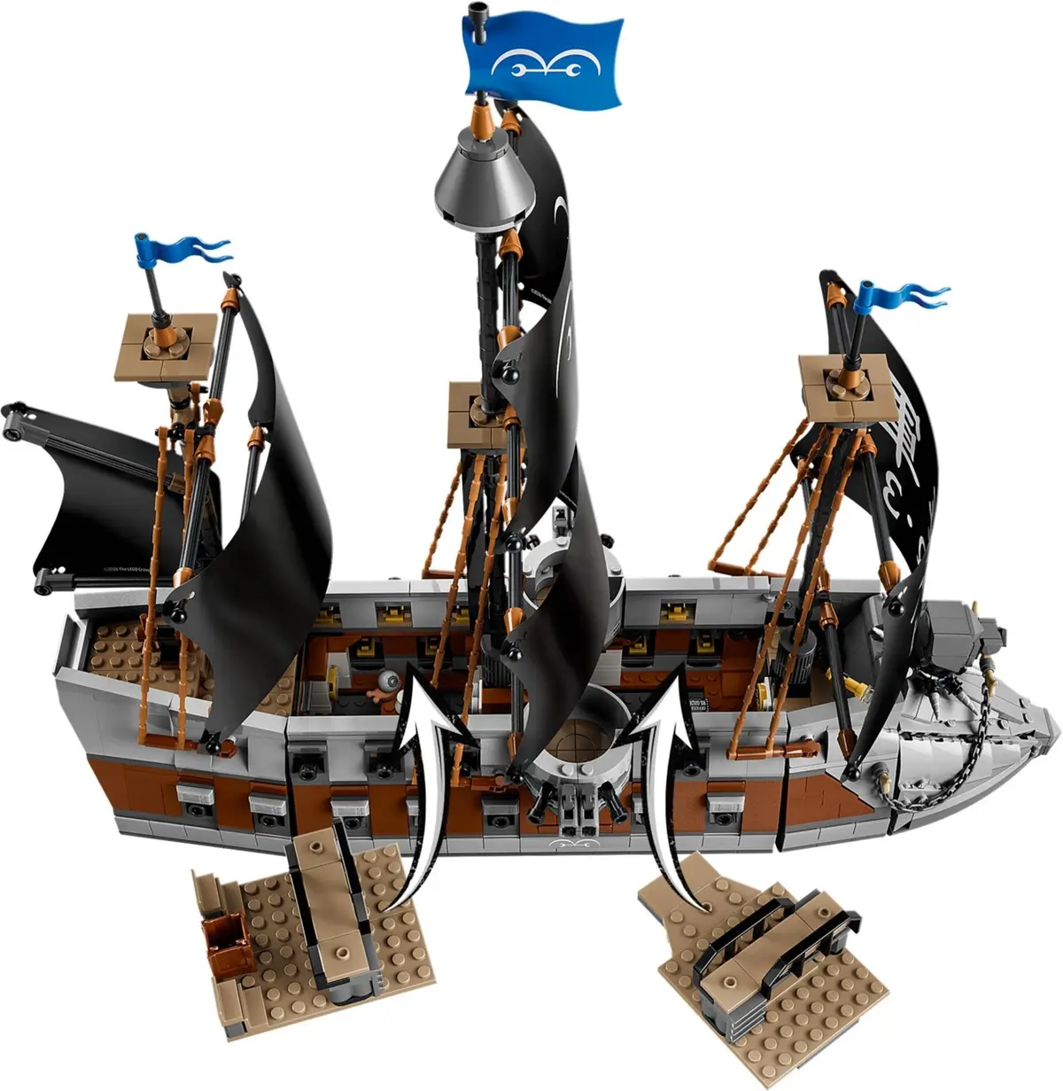 LEGO One Piece 75646 Garp's Marine Battleship set, image 8