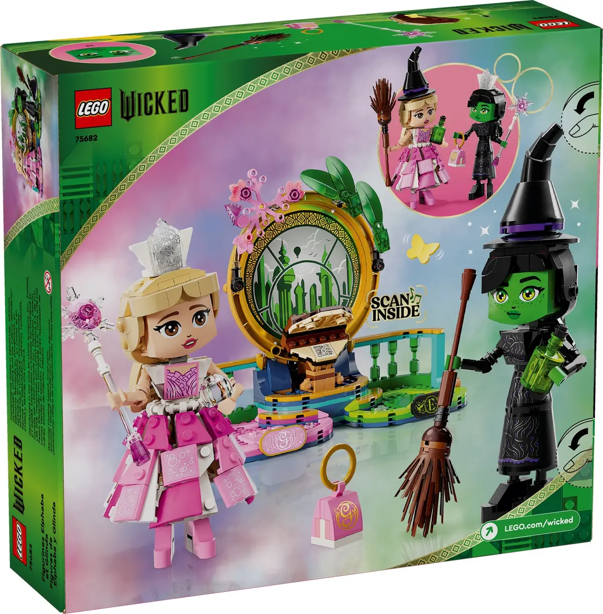 LEGO Wicked 75682 Elphaba & Glinda Figures set, image 2