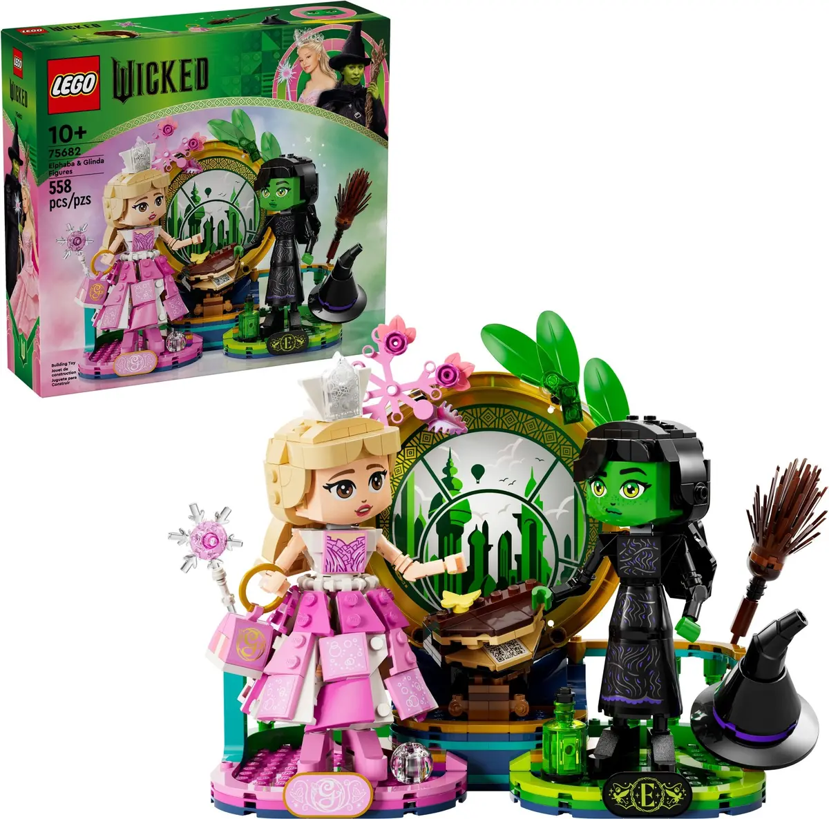 LEGO Wicked 75682 Elphaba & Glinda Figures set, image 3