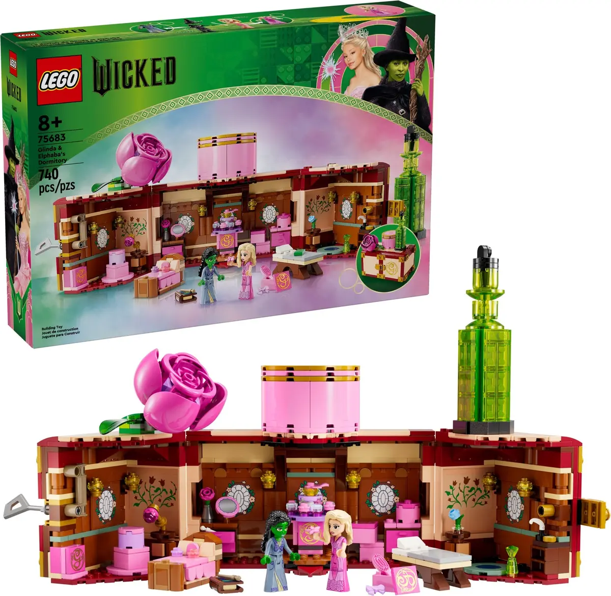 LEGO Wicked 75683 Glinda & Elphaba's Dormitory set, image 3
