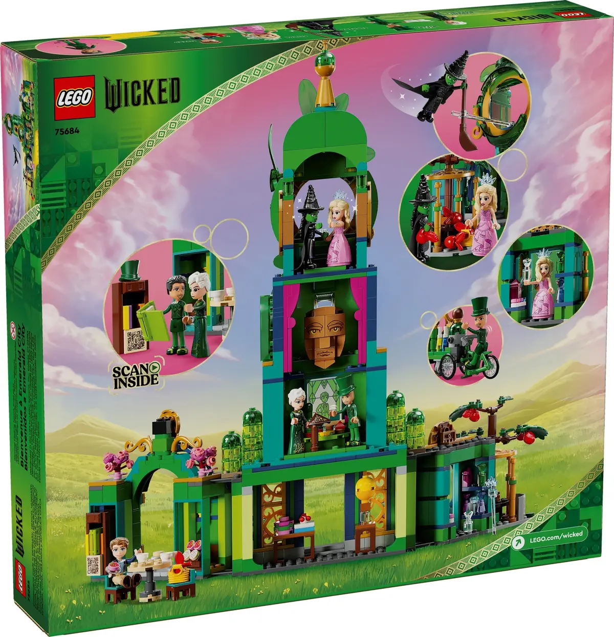 LEGO Wicked 75684 Welcome to Emerald City set, image 2