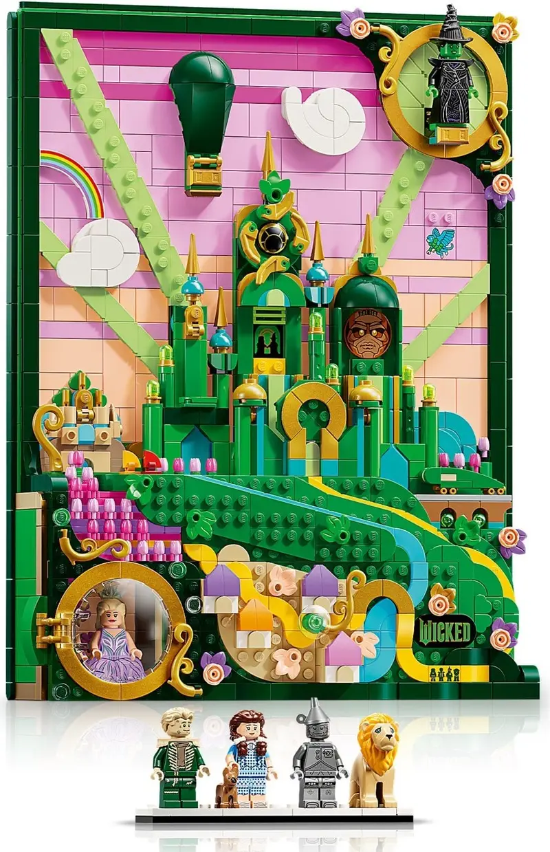 LEGO Wicked 75685 Emerald City Wall Art set, image 10