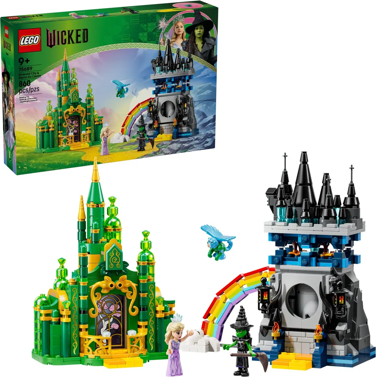 LEGO Wicked 75689 Emerald City & Kiamo Ko Castle set, image 3