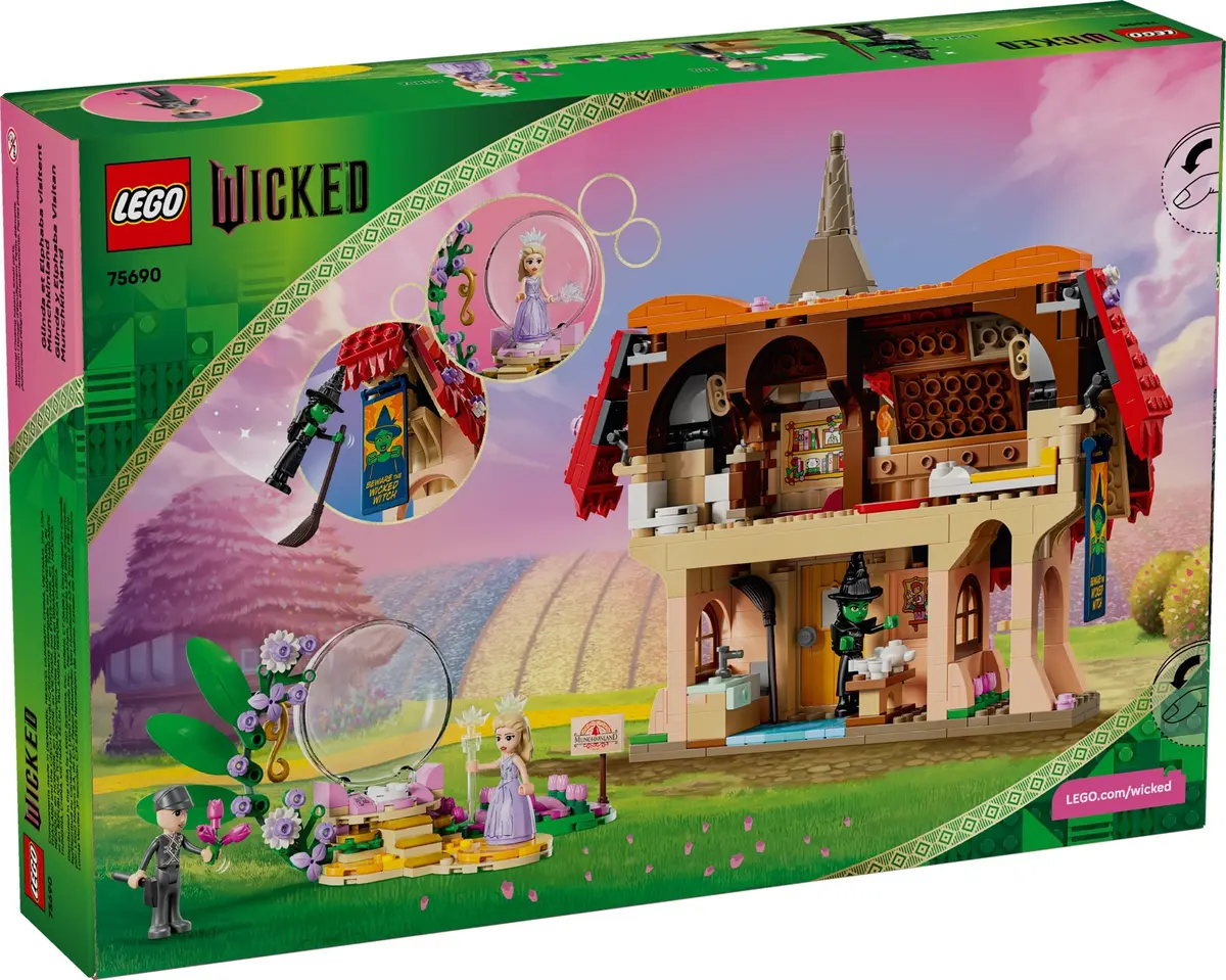 LEGO Wicked 75690 Glinda & Elphaba Visit Munchkinland set, image 2