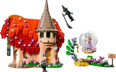 LEGO Wicked 75690 Glinda & Elphaba Visit Munchkinland set