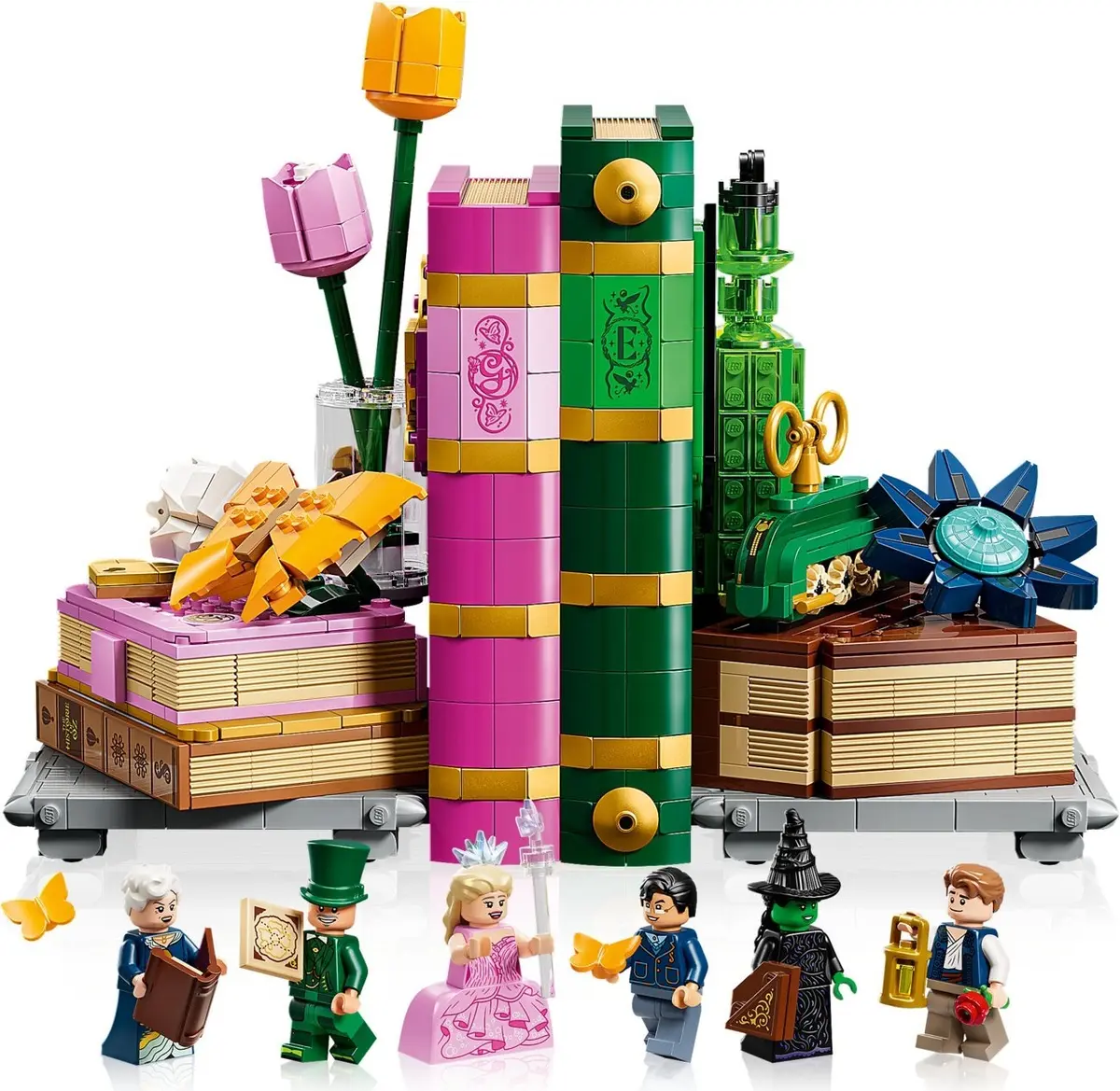 LEGO Wicked 75691 Glinda & Elphaba Bookends set, image 9