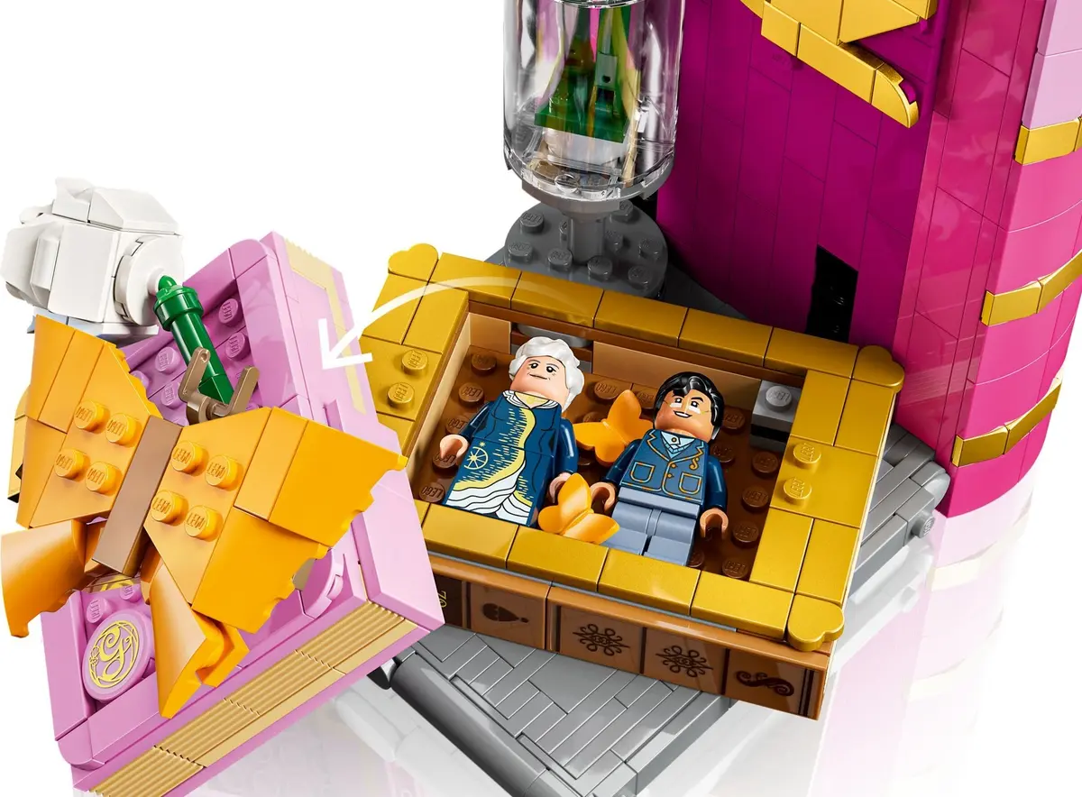 LEGO Wicked 75691 Glinda & Elphaba Bookends set, image 10