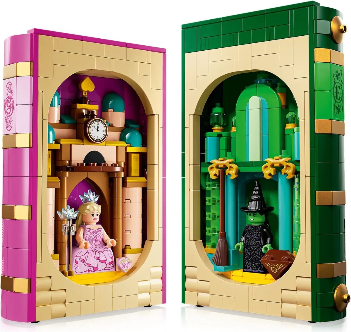 LEGO Wicked 75691 Glinda & Elphaba Bookends set, image 12