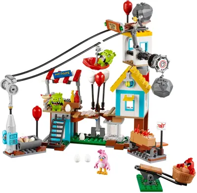 LEGO The Angry Birds Movie 75824 Pig City Teardown set