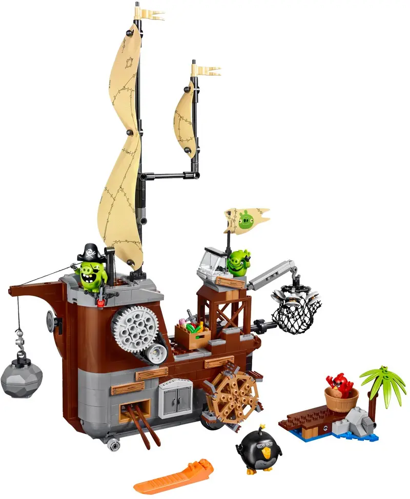 LEGO The Angry Birds Movie 75825 Piggy Pirate Ship set
