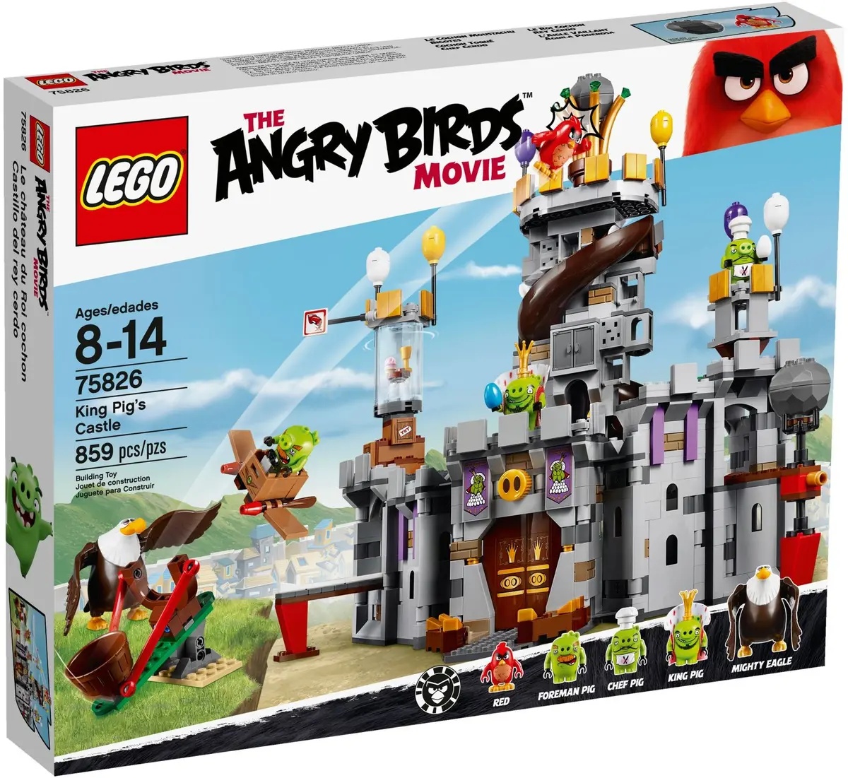 LEGO The Angry Birds Movie 75826 King Pig's Castle set, image 2