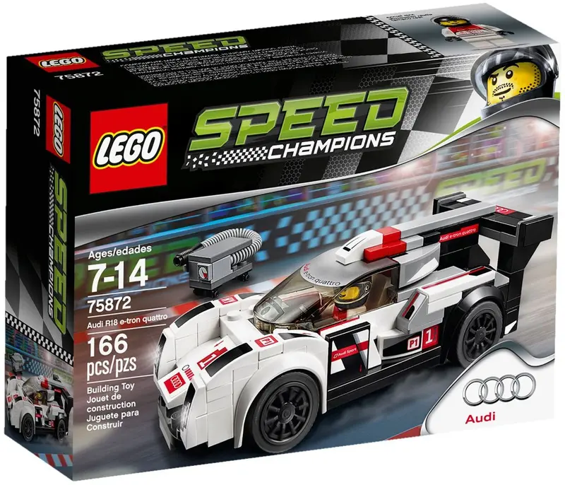 LEGO Speed Champions 75872 Audi R18 e-tron quattro set, image 2