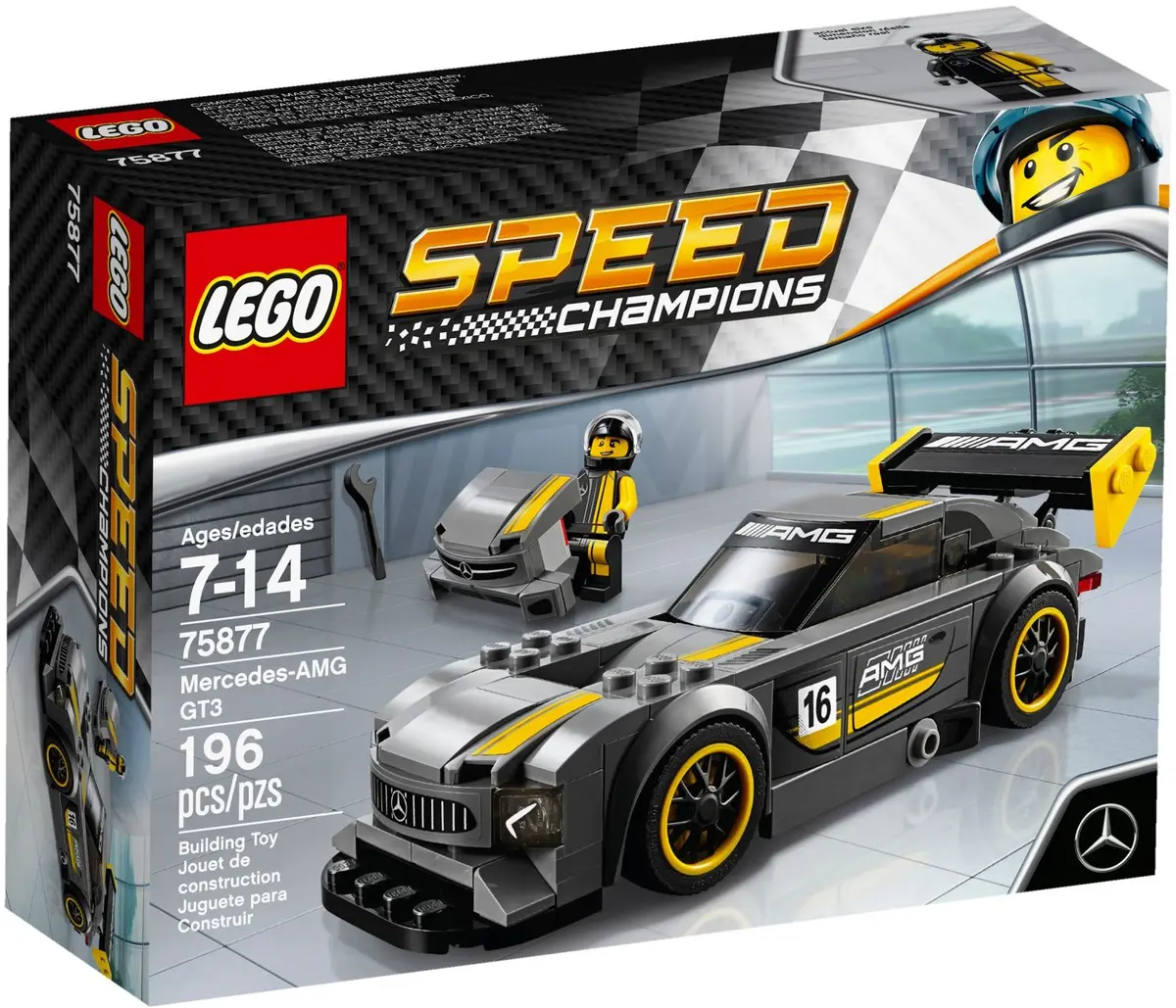 LEGO Speed Champions 75877 Mercedes-AMG GT3 set, image 2