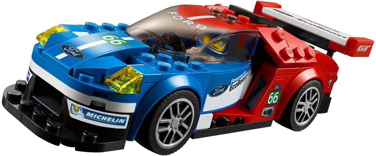 LEGO Speed Champions 75881 2016 Ford GT & 1966 Ford GT40 set, image 6