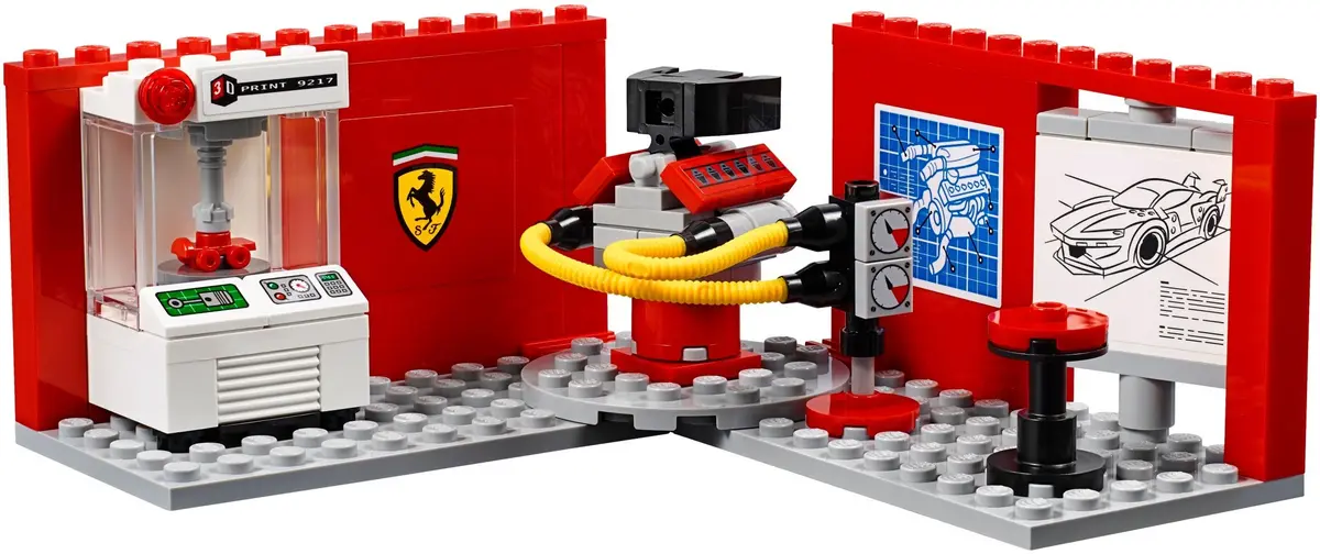 LEGO Speed Champions 75882 Ferrari FXX K & Development Centre set, image 6