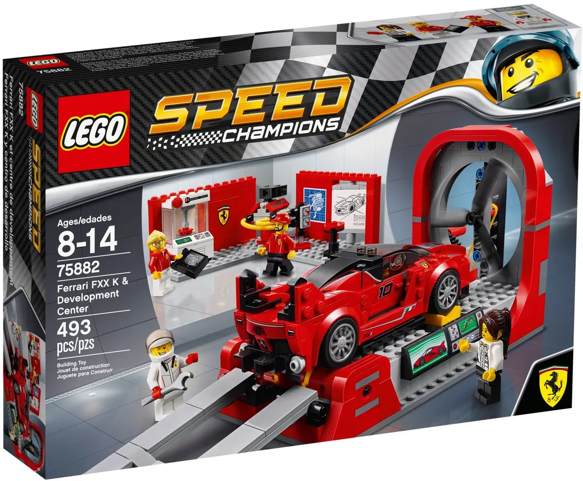 LEGO Speed Champions 75882 Ferrari FXX K & Development Centre set, image 2
