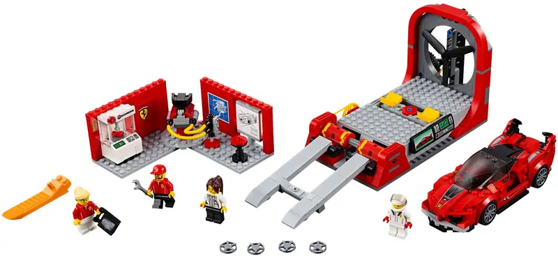 LEGO Speed Champions 75882 Ferrari FXX K & Development Centre set