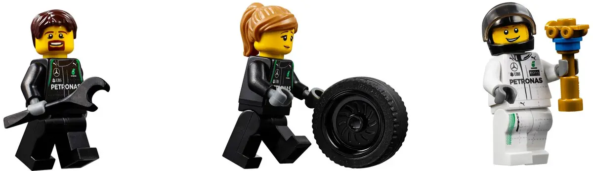 LEGO Speed Champions 75883 Mercedes AMG Petronas Formula One Team set, image 3