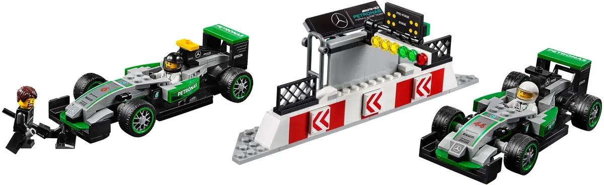 LEGO Speed Champions 75883 Mercedes AMG Petronas Formula One Team set, image 4