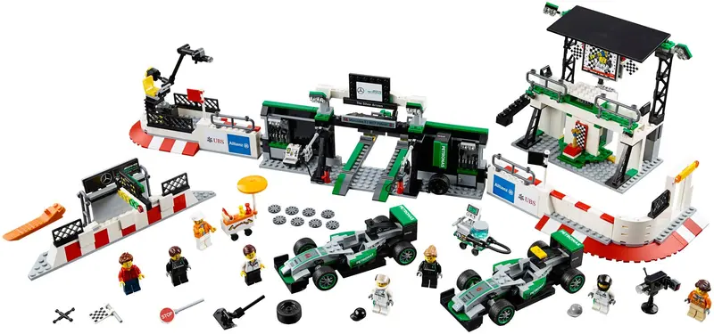 LEGO Speed Champions 75883 Mercedes AMG Petronas Formula One Team set