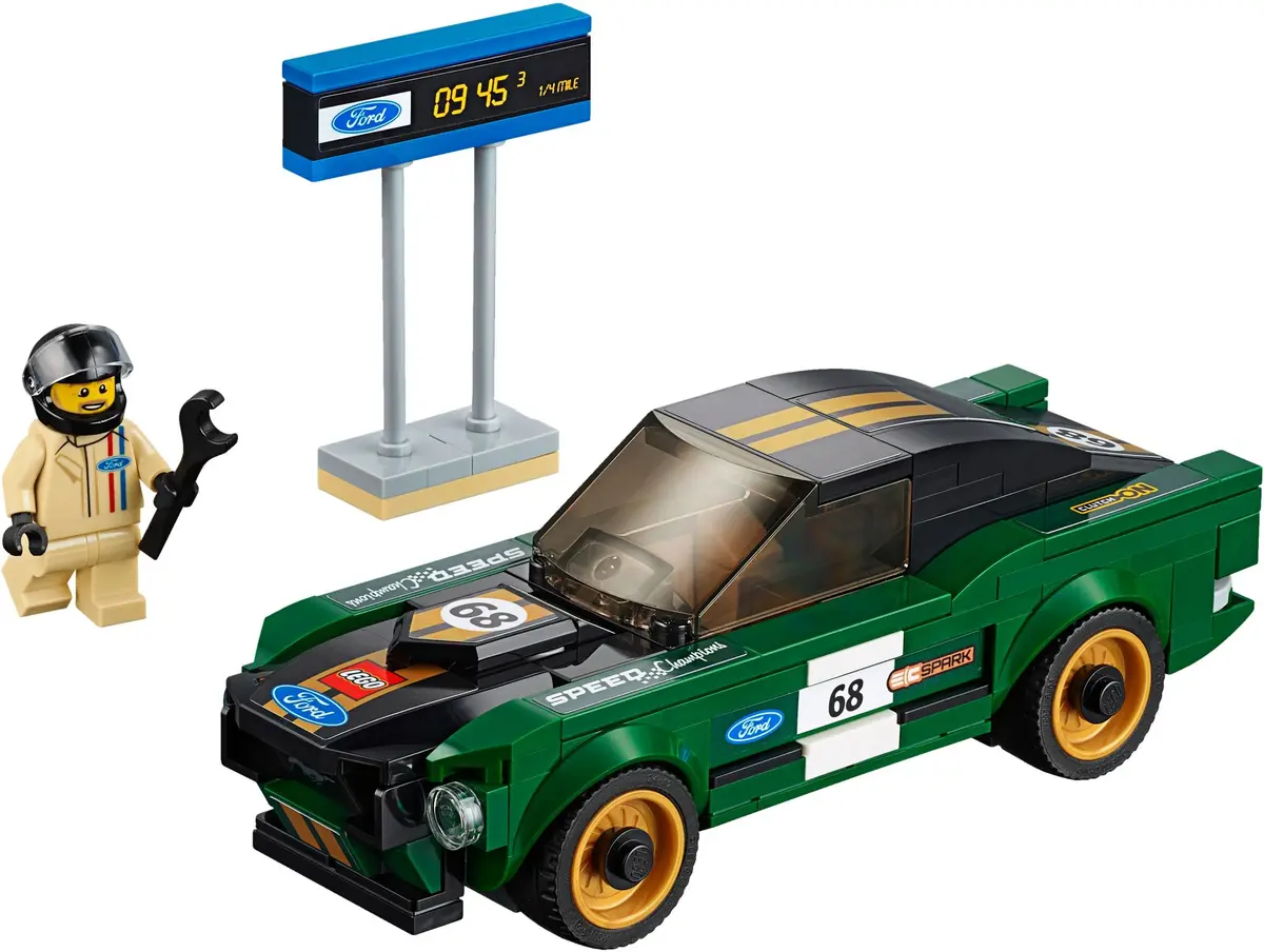 LEGO Speed Champions 75884 1968 Ford Mustang Fastback set