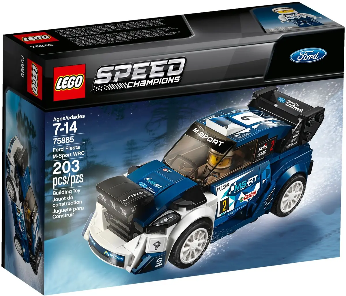 LEGO Speed Champions 75885 Ford Fiesta M-Sport WRC set, image 2