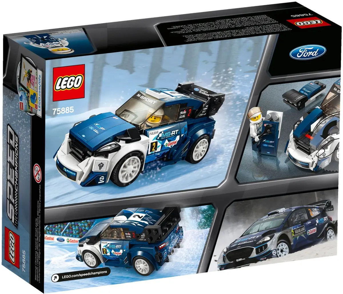 LEGO Speed Champions 75885 Ford Fiesta M-Sport WRC set, image 4