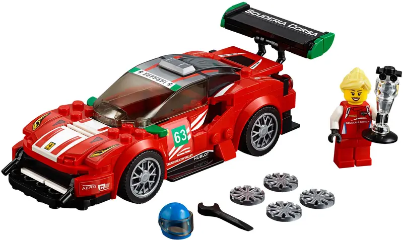 LEGO Speed Champions 75886 Ferrari 488 GT3 Scuderia Corsa set