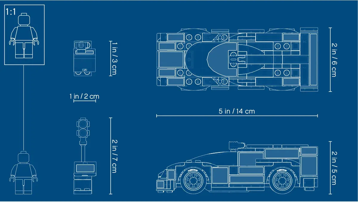 LEGO Speed Champions 75887 Porsche 919 Hybrid set, image 3