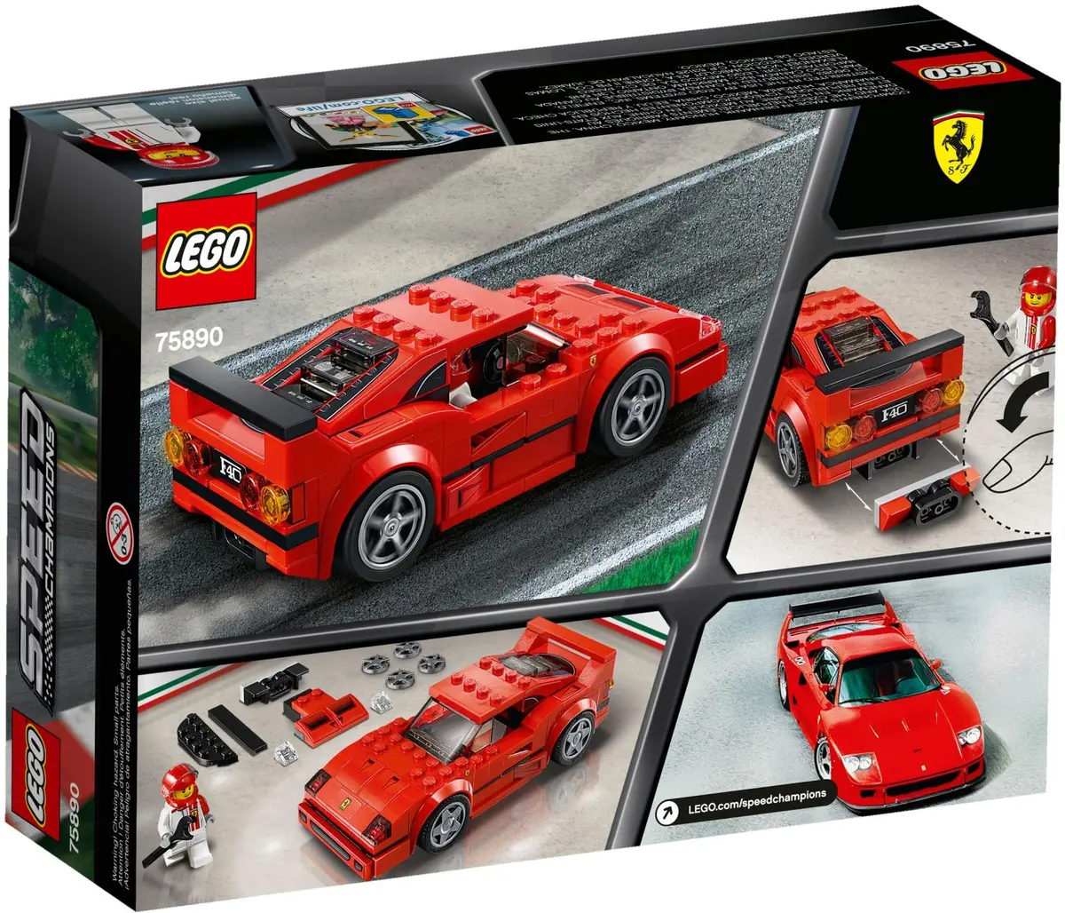 LEGO Speed Champions 75890 Ferrari F40 Competizione set, image 7