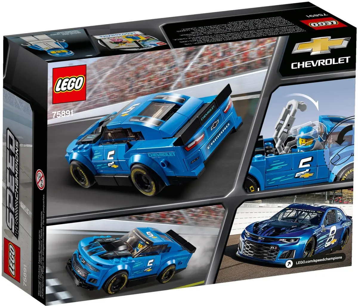 LEGO Speed Champions 75891 Chevrolet Camaro ZL1 Race Car set, image 5