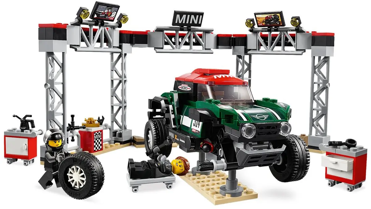 LEGO Speed Champions 75894 1967 Mini Cooper S Rally and 2018 MINI John Cooper Works Buggy set, image 4