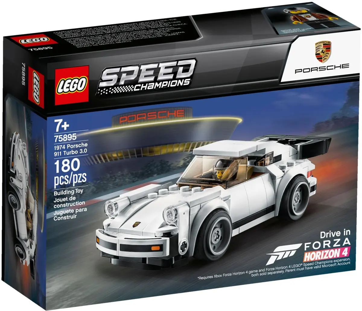 LEGO Speed Champions 75895 1974 Porsche 911 Turbo 3.0 set, image 2