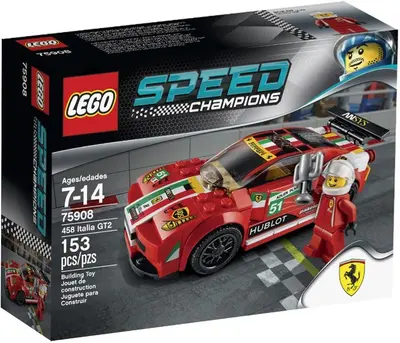 LEGO Speed Champions 75908 458 Italia GT2 set, image 5