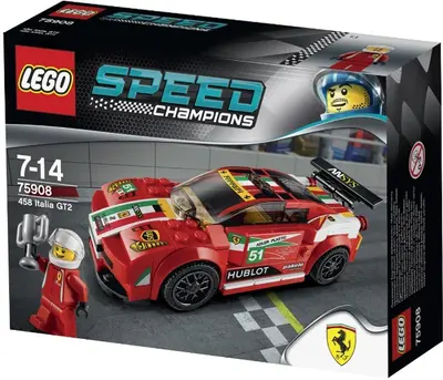 LEGO Speed Champions 75908 458 Italia GT2 set, image 6