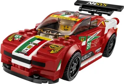 LEGO Speed Champions 75908 458 Italia GT2 set, image 3