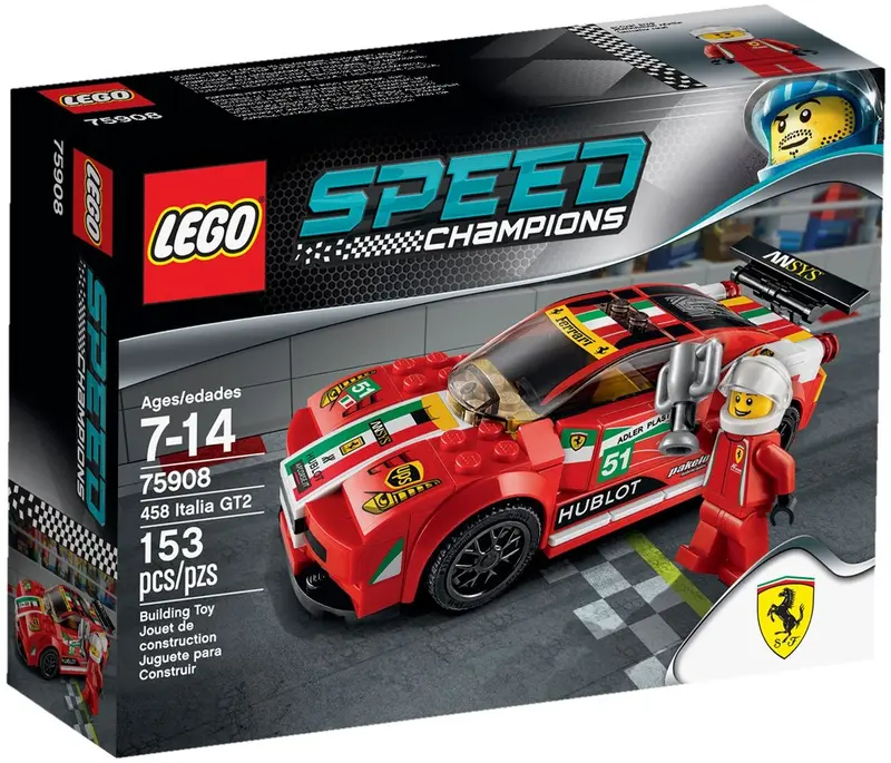 LEGO Speed Champions 75908 458 Italia GT2 set, image 2